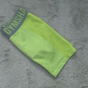 Gymshark Flex Shorts - Lime Marl/ Light Grey